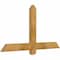 Ekena Millwork Eugene Rough Sawn Timber Gable Bracket, Western Red Cedar, 48"W x 26"H x 2"D x 4"F, 13/12 Pitch GBW048X26X0204EUG00RWR - alternate 5
